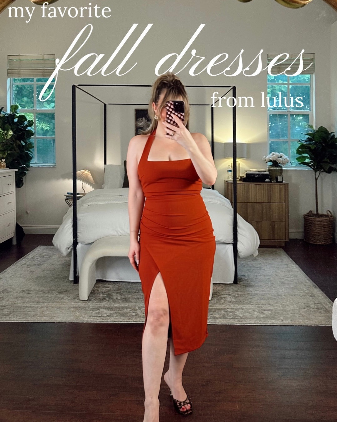 Rounding up a few of my favorite fall dresses from @lulus 🤎 can’t decide which one I love most… which is your favorite?? Comment LULUS and I’ll dm you links to shop! You can also find details on my LTK + ShopMy! 
#lovelulus #lulus #lulusambassador