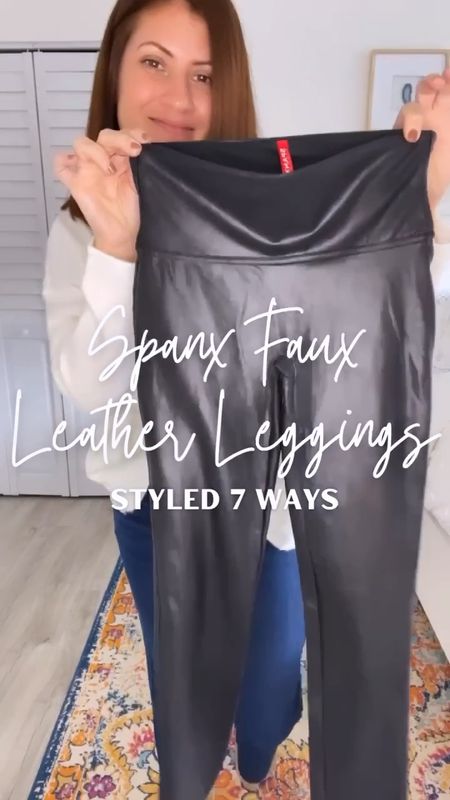 Spanx faux leather leggings styled seven ways! Currently 20% off for the holidays!

#LTKsalealert #LTKCyberweek #LTKHoliday