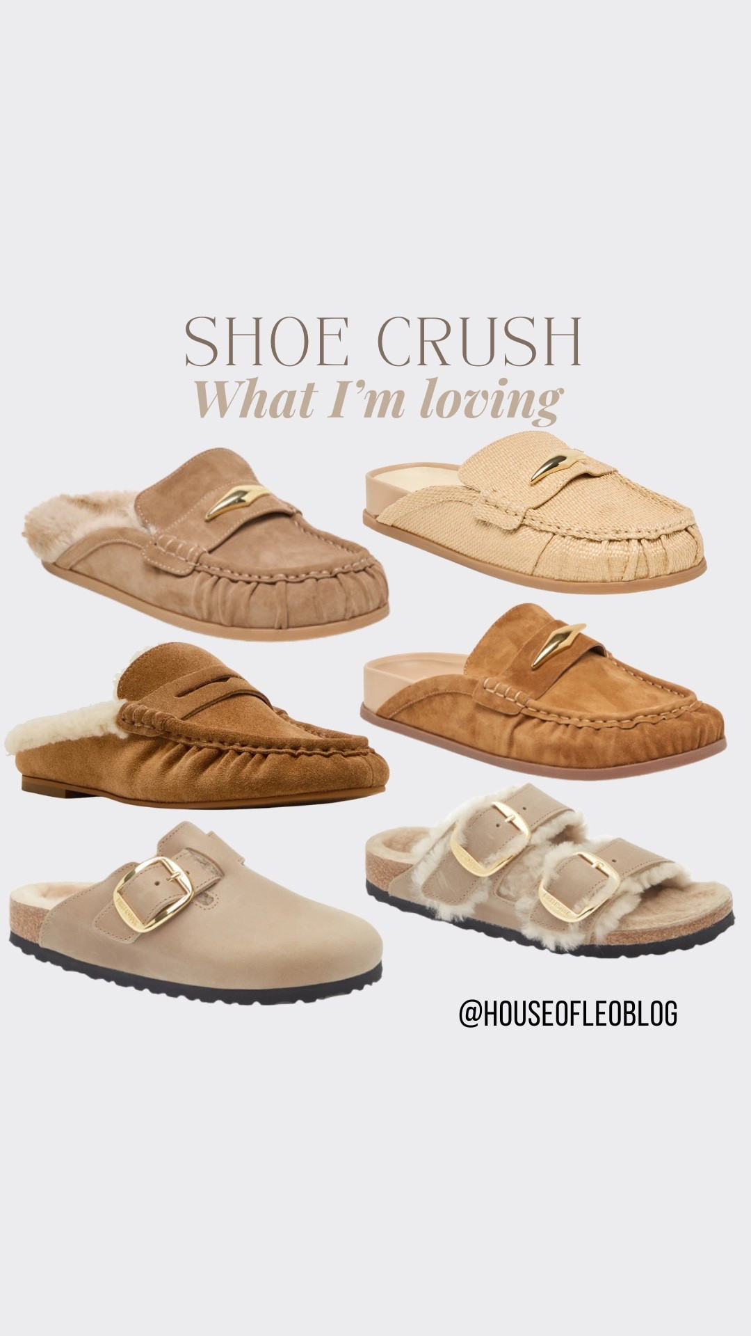 Mules, clogs, winter shoes, sherpa shoes 