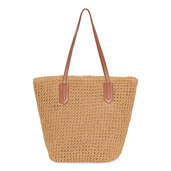 new!a.n.a Straw Tote Bag | JCPenney