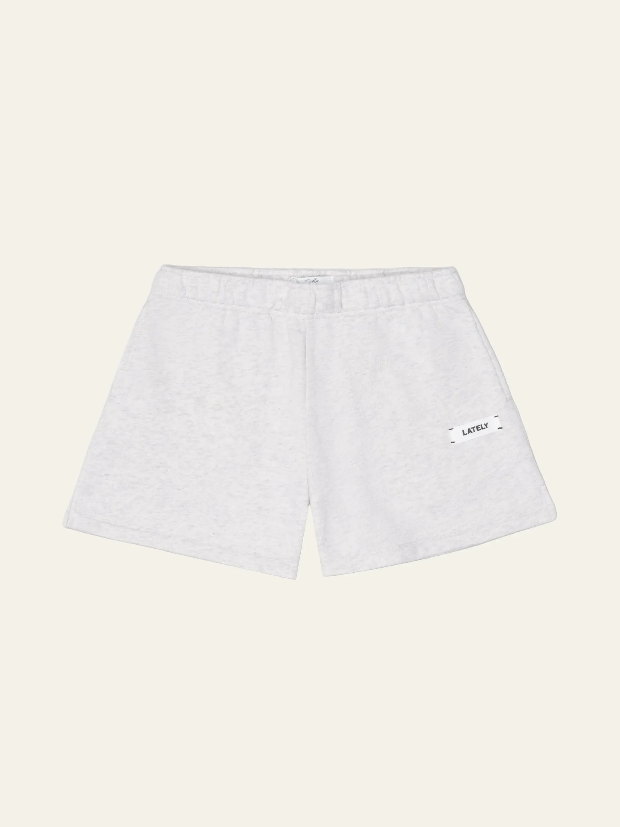 A-line Lounge Short Heathered Grey | Lately Lounge The Label