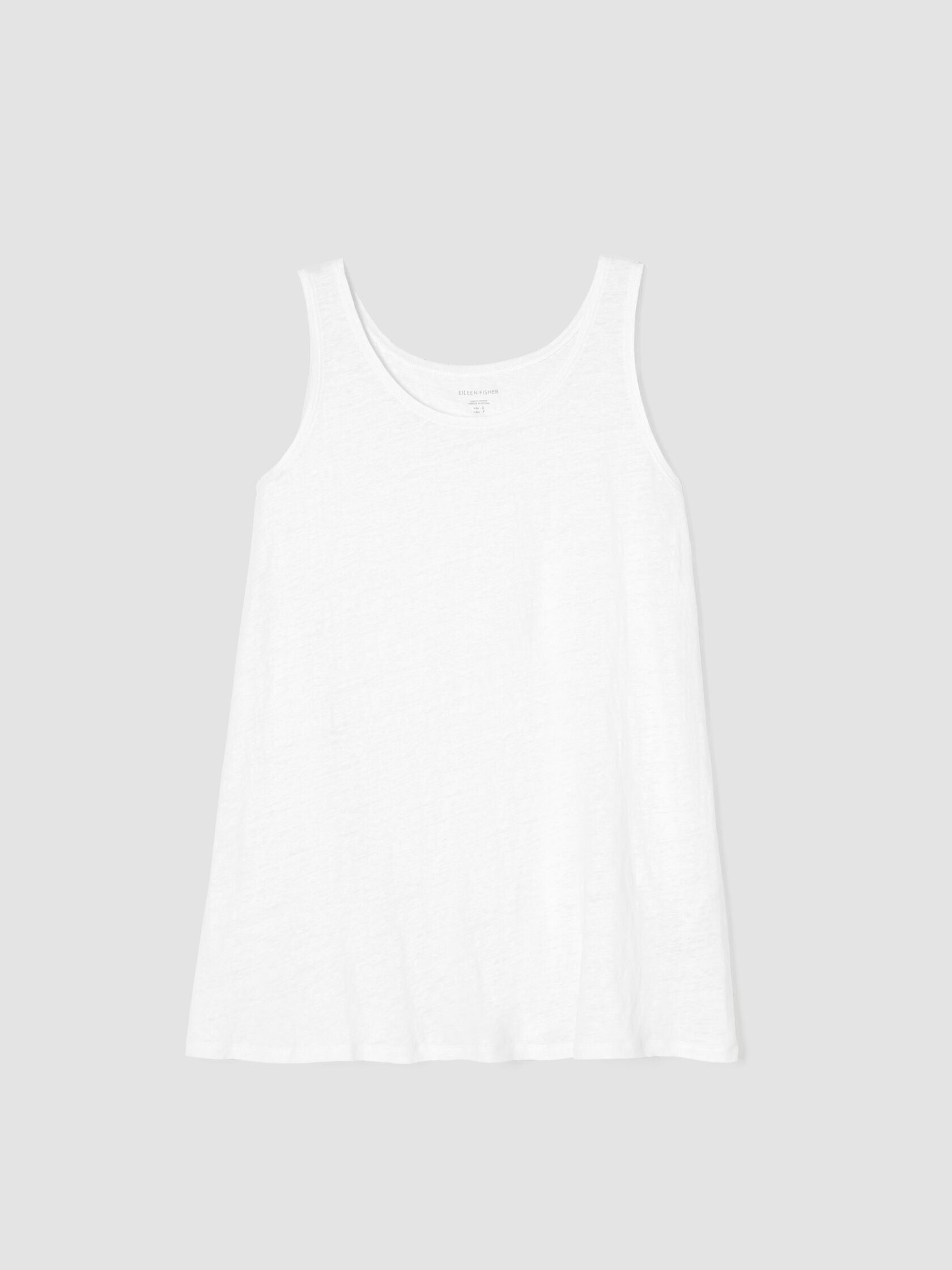 Organic Linen Jersey Long Tank | Eileen Fisher