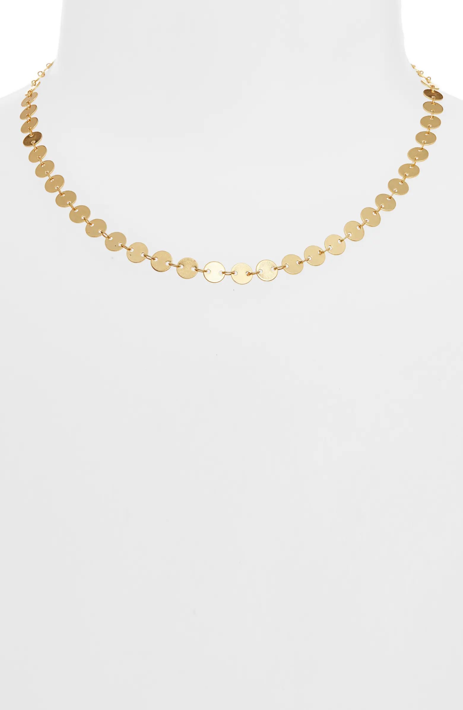 Madewell Disc Chain Necklace | Nordstrom | Nordstrom