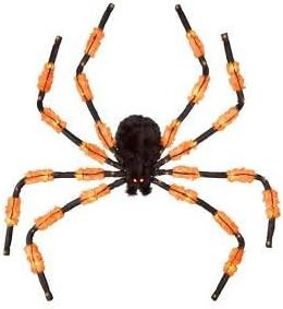 5 FT HALLOWEEN LED 3 FUNCTION HANGING SPIDER - ORANGE AND BLACK | Amazon (US)
