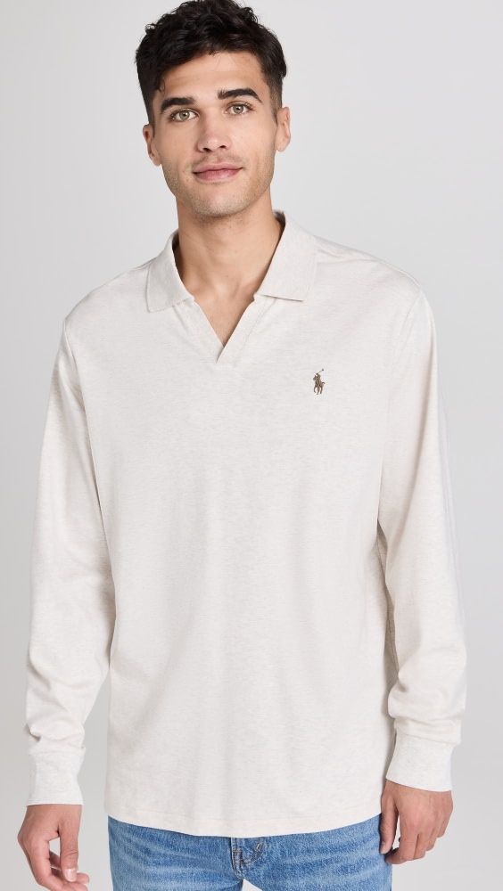 Polo Ralph Lauren Classic Fit Interlock Long Sleeve Polo | Shopbop | Shopbop