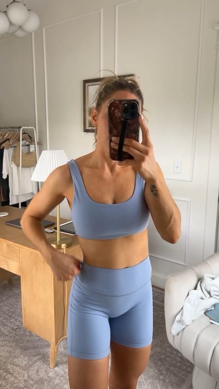 New fav activewear from Amazon! So buttery soft, stretchy & not see through 👏🏻👏🏻👏🏻 (wearing small in both) 

#LTKActive #LTKSeasonal #LTKFindsUnder50