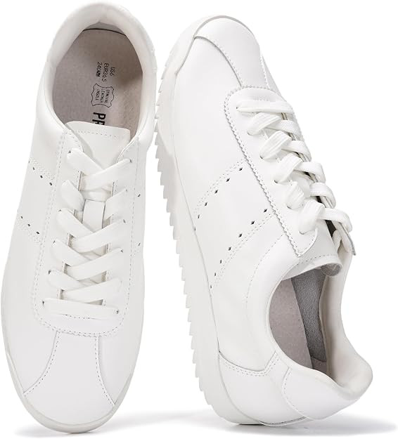 Project Cloud 100% Genuine Leather Womens Sneakers with Memory Foam | Amazon (US)