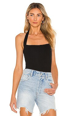 superdown Candice Halter Bodysuit in Black from Revolve.com | Revolve Clothing (Global)