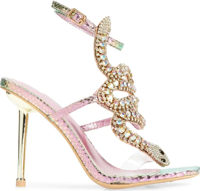 AZALEA WANG Cobra Ankle Strap Sandal (Women) | Nordstromrack | Nordstrom Rack