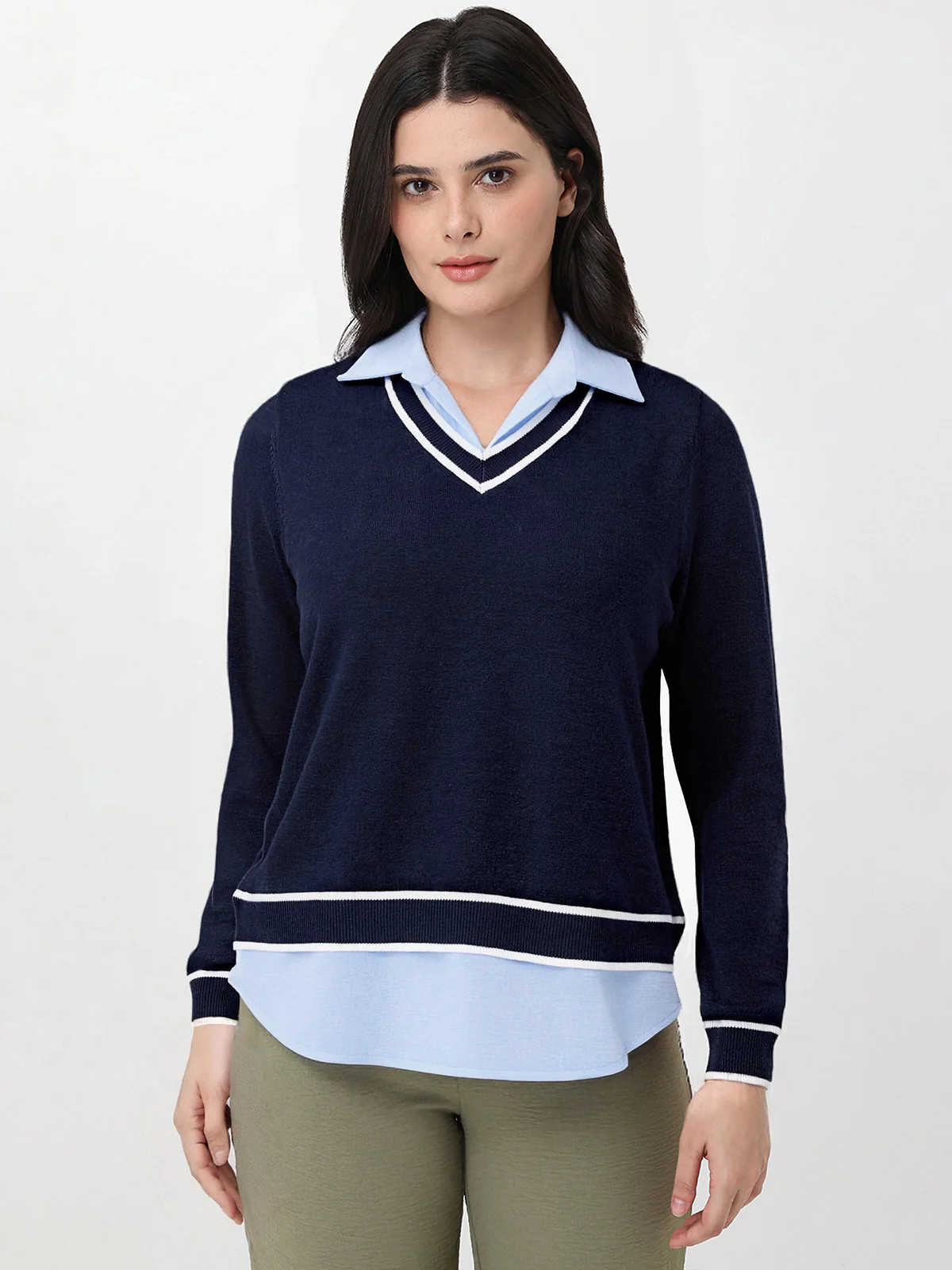 89th & Madison Madison Mixed Media Sweater | 89th + Madison