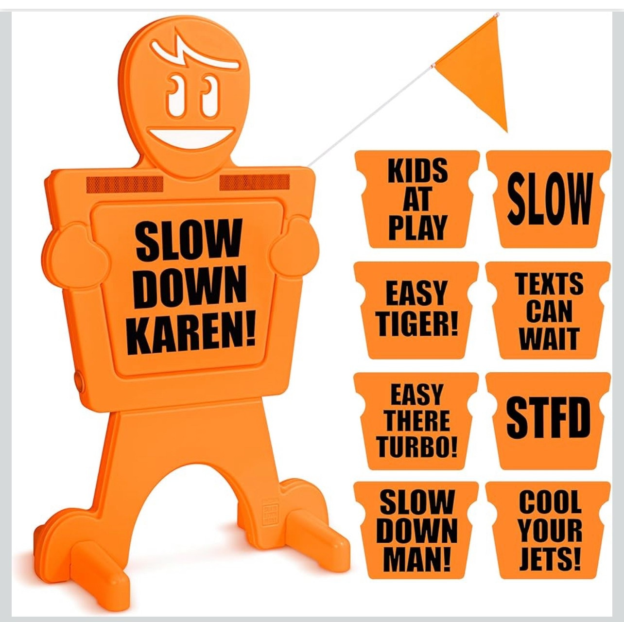 Fast drivers in your neighborhood, set this out to remind them to SLOW DOWN! 

#LTKKids #LTKFindsUnder50 #LTKFamily