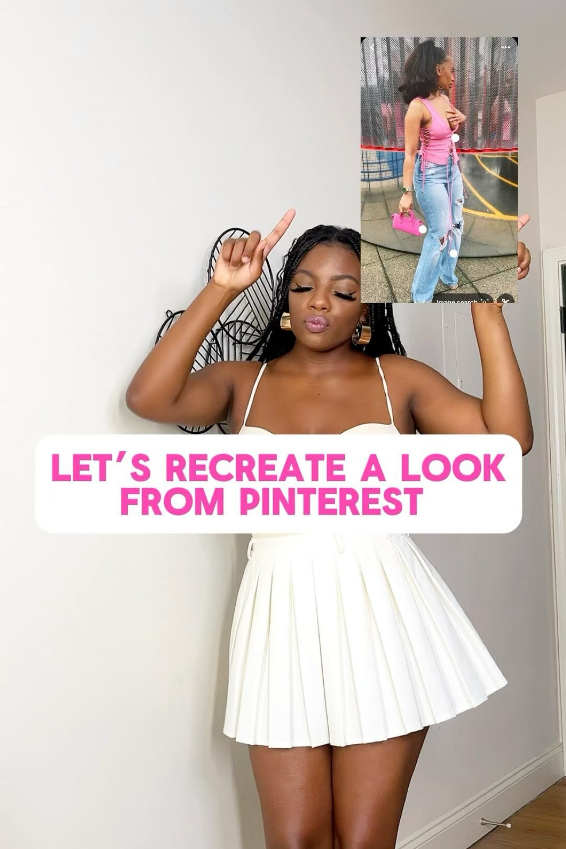 Did I nail it? 💗 recreating looks from @pinterest! Let me know if I should do a series 👀 
Top: @marsthelabel linked in bio
Jeans: @targetstyle X @jeneenaylor 
Heels: @fashionnova 
Bag: @targetstyle 
.
.
.
.
.
.
.
,
.
.
.
.
#pinterestoutfit #pinterestoutfits #pinterestoutfitinspo #pinterestinspired recreating a look from Pinterest #pinkoutfit #pinkoutfits #blackgirloutfits #brunchoutfit summer outfits black women black women style #targetoutfit pink corset and jeans summer outfit spring outfits