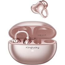 Kinglucky Upgraded Clip-On Earbuds Bluetooth 6.0 Wireless Headphones Open Ear Buds Comfortable Fi... | Amazon (US)