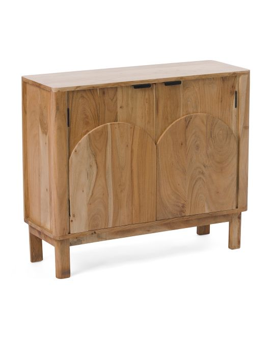 2 Door Cabinet With Arch Design | TJ Maxx