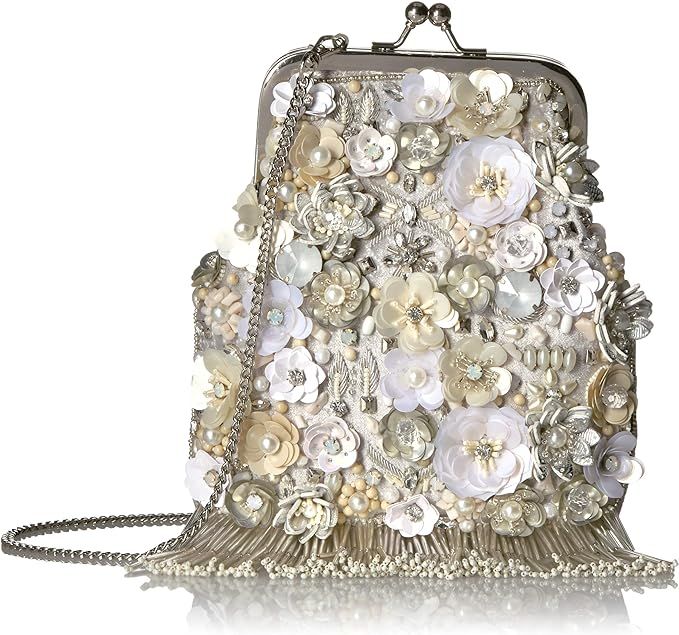 Mary Frances In Love Embellished Crossbody Handbag, Ivory | Amazon (US)