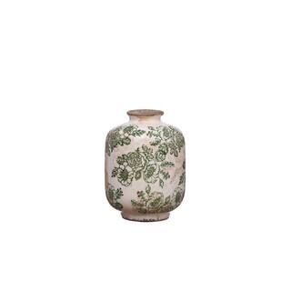 5.5" Green Crackle Floral Ceramic Tabletop Vase by Ashland® | Michaels Stores