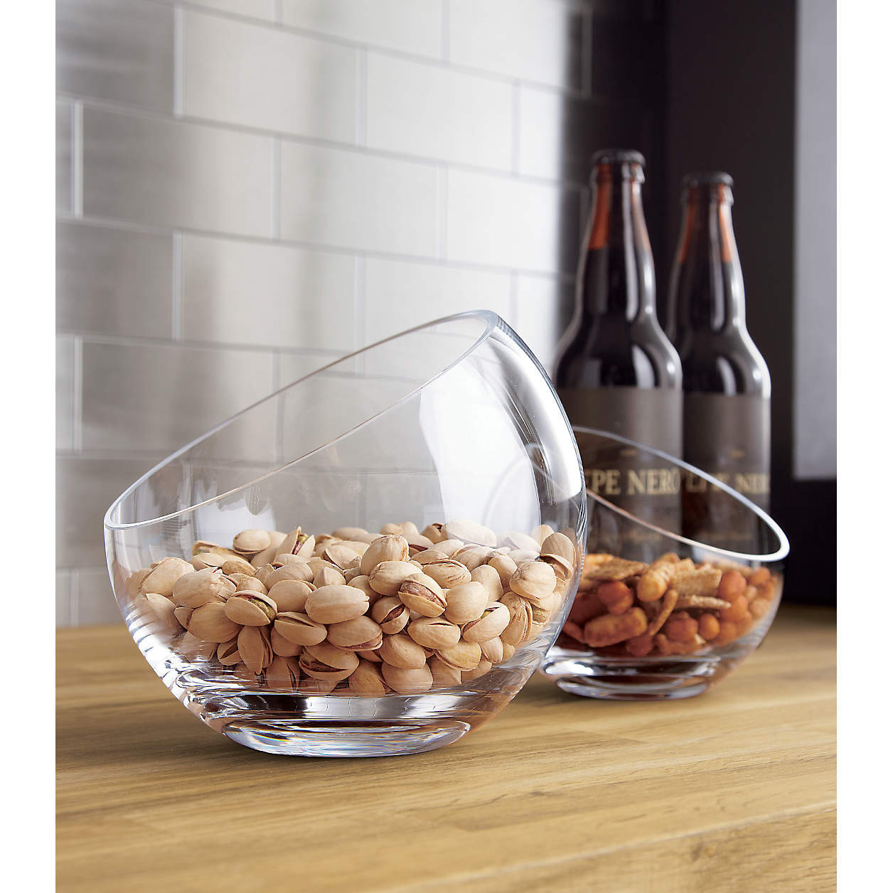 Tilt 5.5" Small Snack Bowl + Reviews | Crate & Barrel | Crate & Barrel