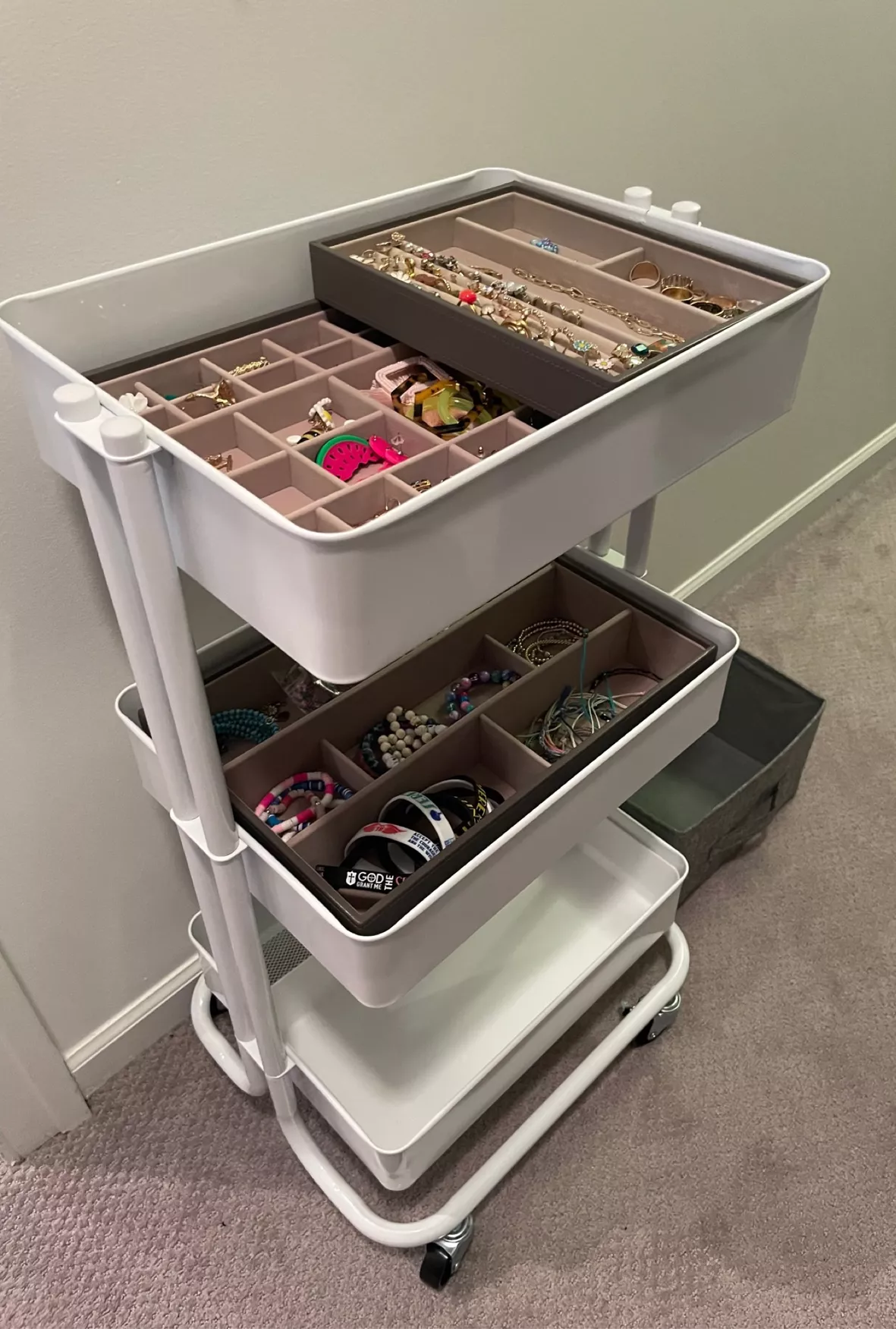 3-Tier Rolling Cart … curated on LTK