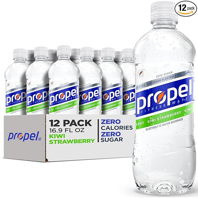 Propel, Kiwi Strawberry, Zero Calorie Sports Drinking Water with Electrolytes and Vitamins C&E, 1... | Amazon (US)
