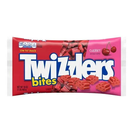 Twizzlers Bites Cherry Flavored Licorice Style Candy Bag 16 oz | Walmart (US)