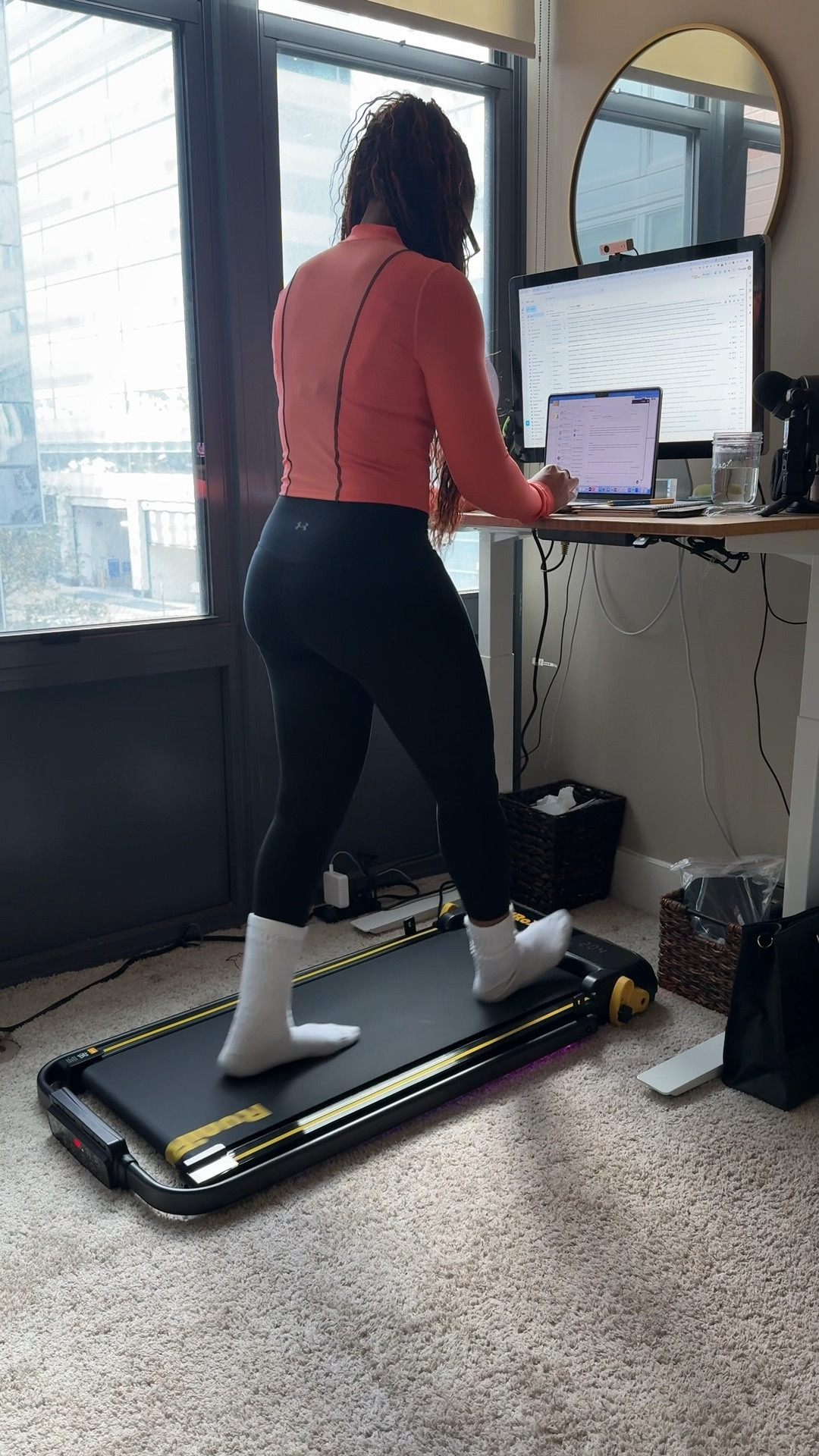 After a ton of research, found this 4-in-1 desk treadmill. I’m loving it so far!

#LTKHome #LTKFitness
