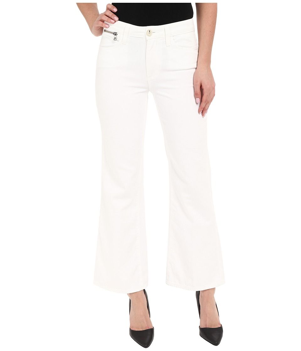 Paige - Classic Milo Cropped Flare in Optic White (Optic White) Women's Jeans | 6pm