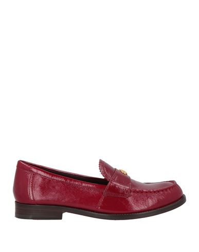 Tory Burch Woman Loafers Burgundy Size 5.5 Leather | YOOX (US)