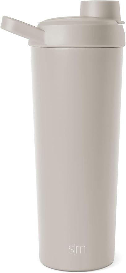 Simple Modern Stainless Steel Shaker Bottle with Ball 24oz | Metal Insulated Cup for Protein Mixe... | Amazon (US)