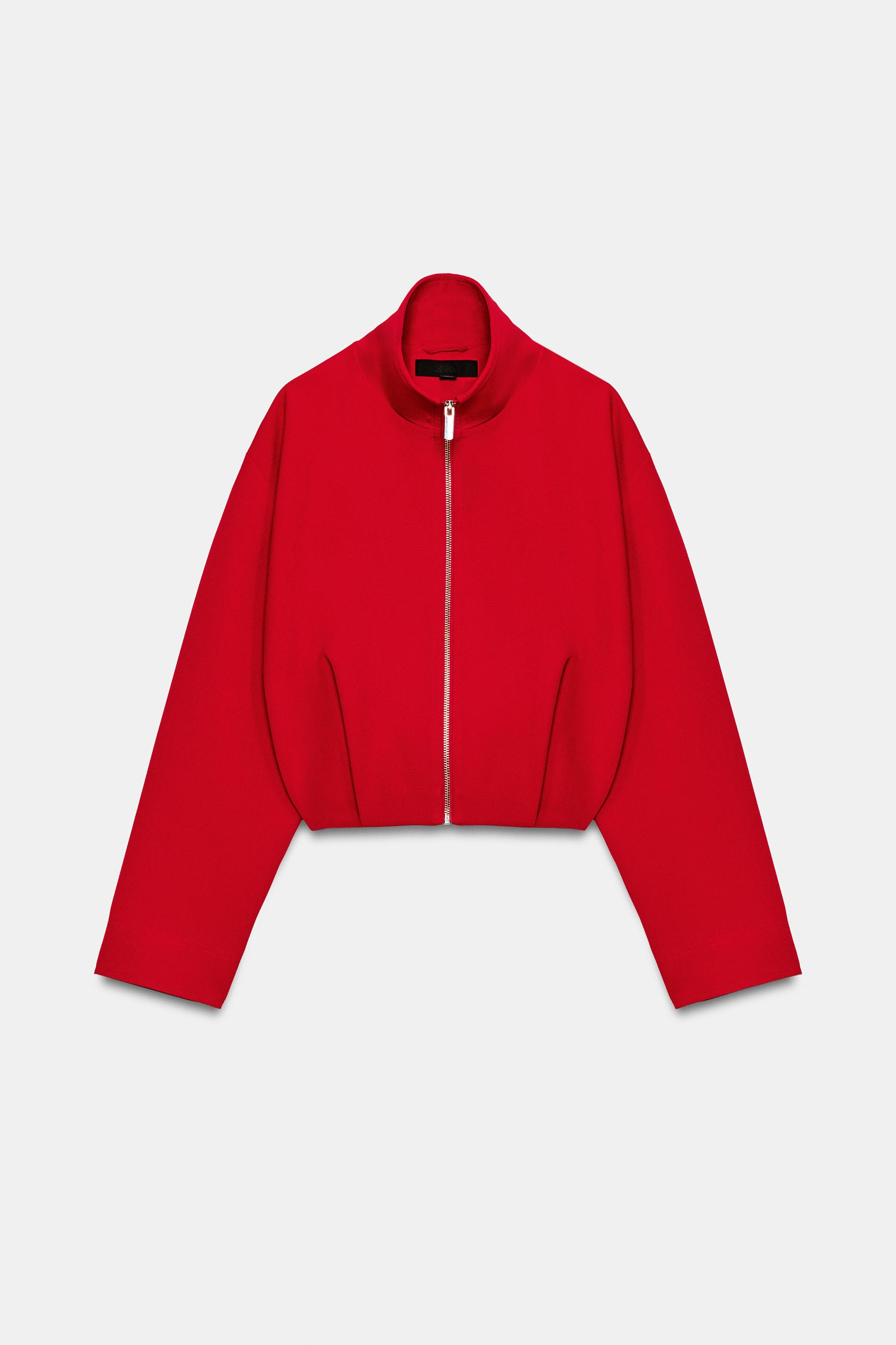 STAND-UP COLLAR BOMBER JACKET | Zara US