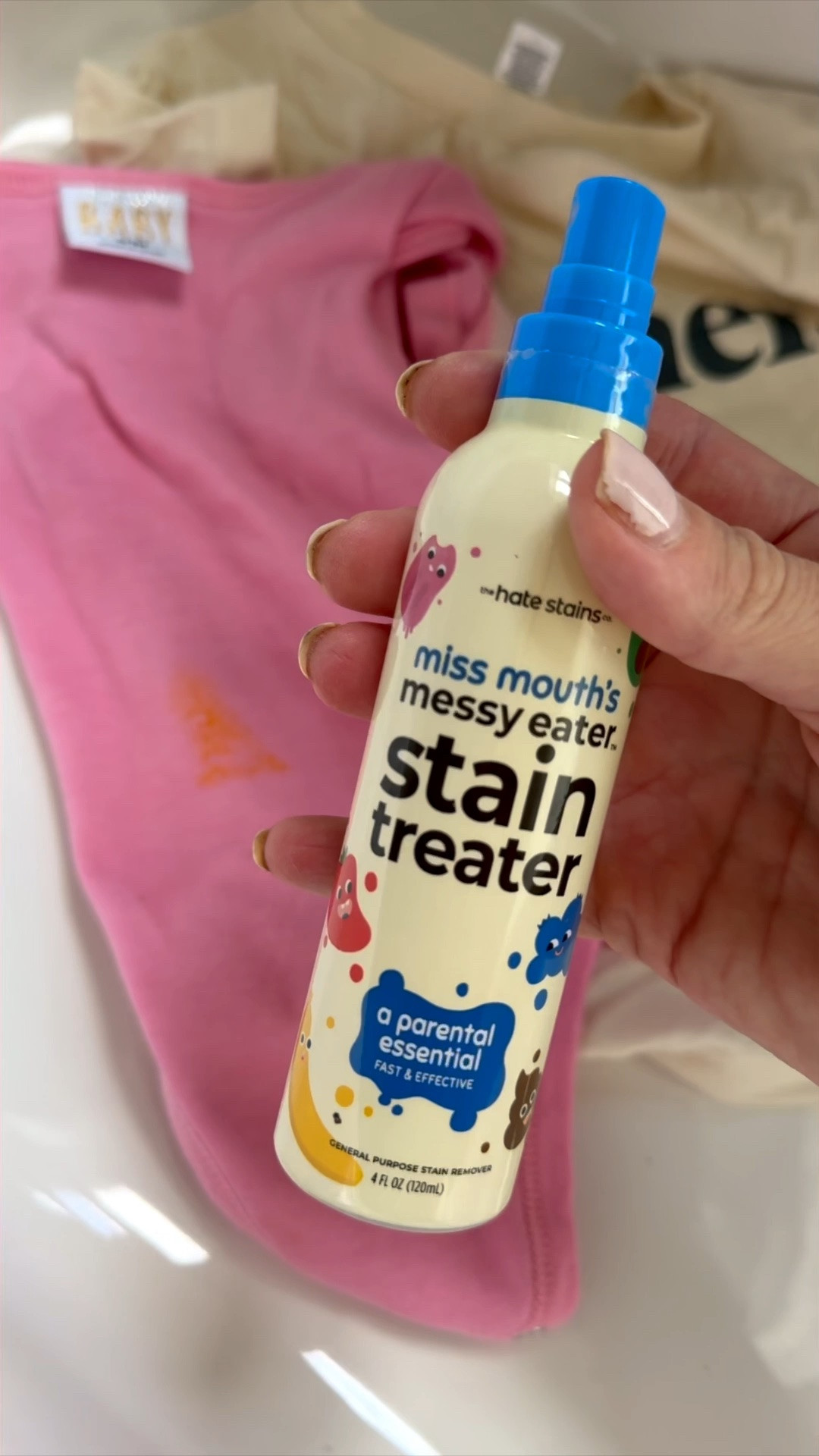 This stain remover is literal magic - works on everything from blowouts to blood! A must have for your laundry room cabinet!

#LTKmomlife #LTKHome #LTKKids
