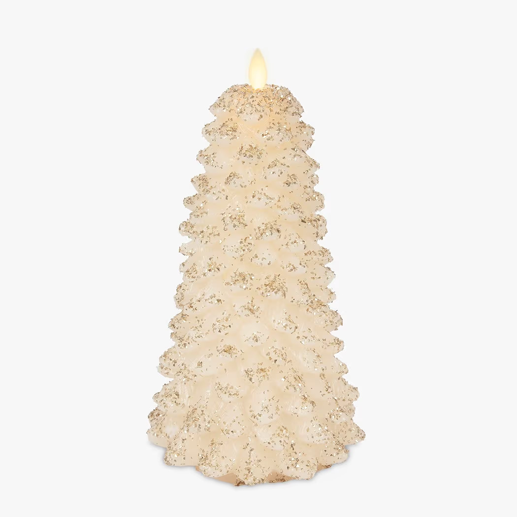 Luminara Christmas North Tree Flameless LED Candle, White Swan 9.6" Battery Operated Moving Flame... | Amazon (US)