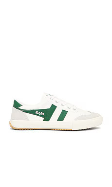 Gola Badminton Sneaker in Off White & Green from Revolve.com | Revolve Clothing (Global)