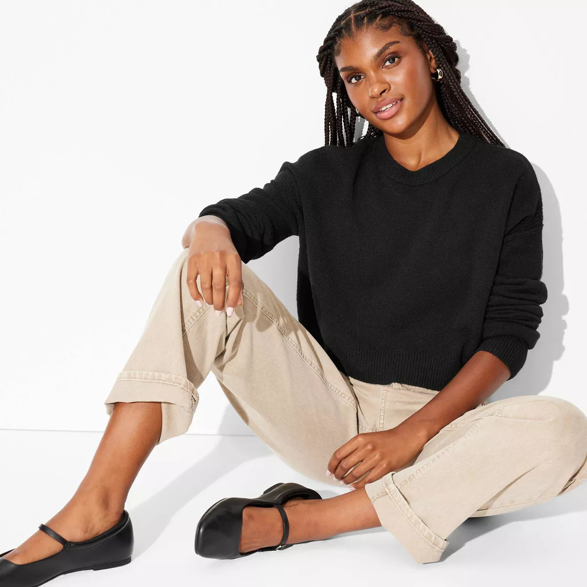 Women's Crewneck Value Pullover Sweater - Wild Fable™ | Target