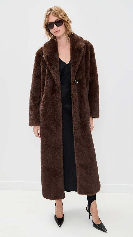 Darelle Oversized Faux Fur Coat | Shopbop