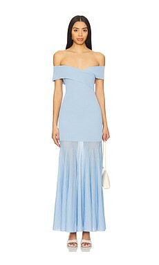 Line & Dot Rowan Sweater Dress in Powder Blue from Revolve.com | Revolve Clothing (Global)