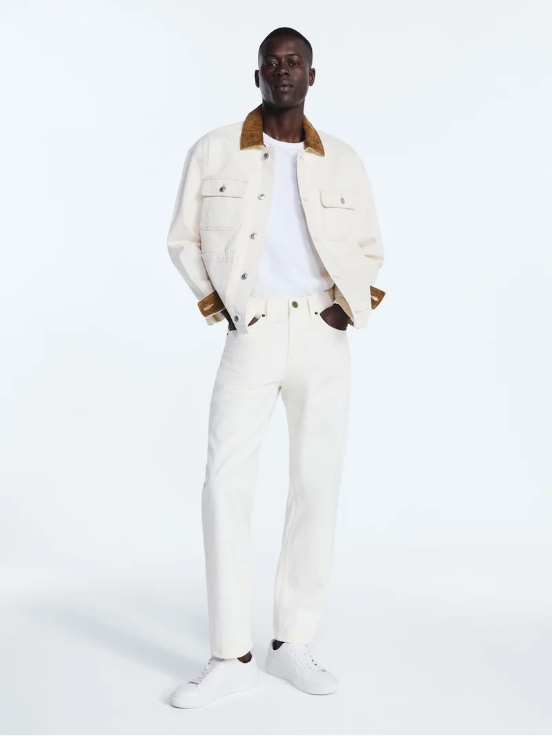 Free Assembly Men's Chore Jacket with Long Sleeves, Sizes S-3XL | Walmart (US)