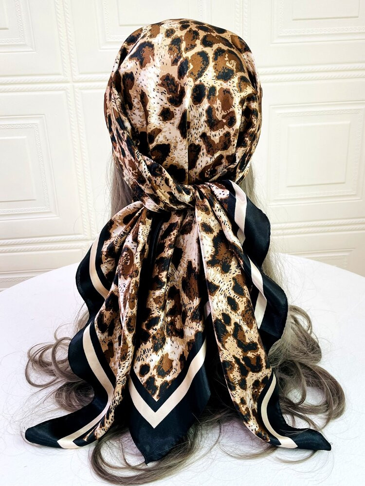 Leopard Pattern Scarf | SHEIN