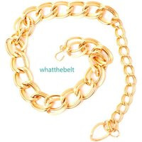 Vintage Belt Gold Chunky Thick 80S Chain Small | Etsy (US)