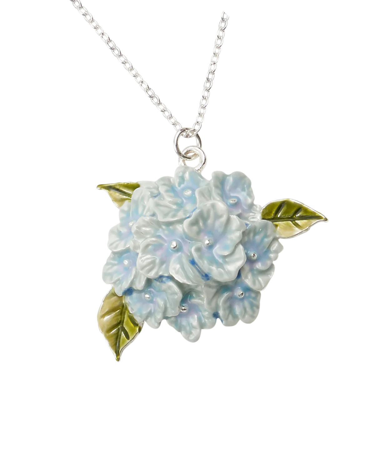 Hydrangea Silver Necklace | Fable England