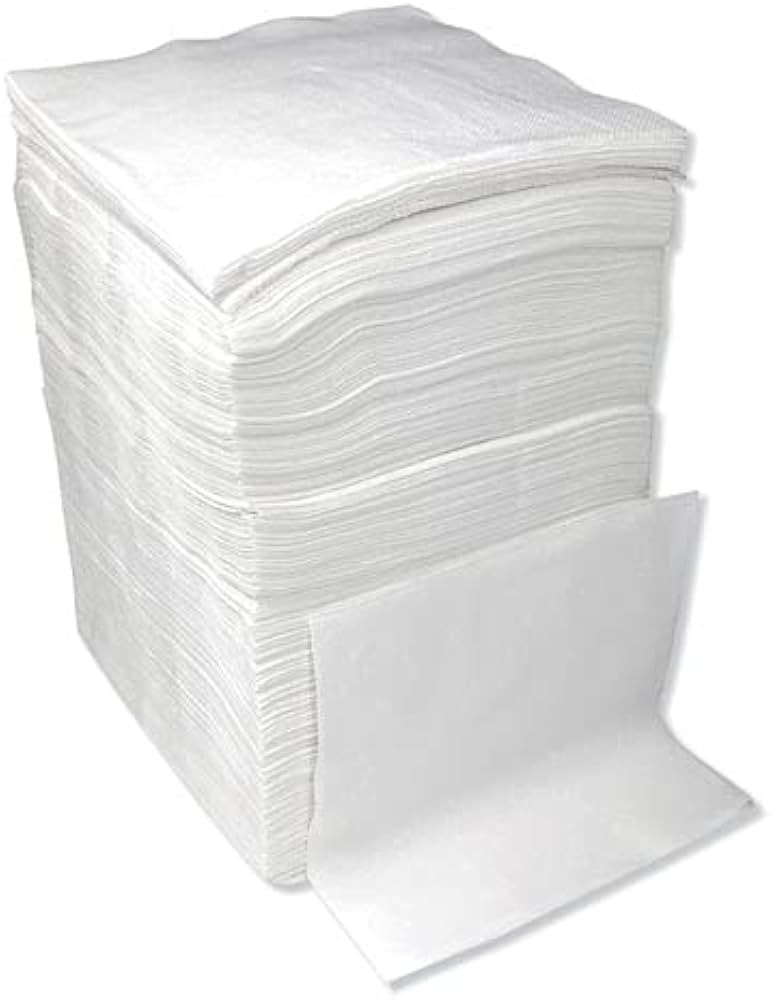 Elegant Lunch Napkins, 1-Ply, 12In X 12In, , White. Paper Napkins For Everyday Use. (pack of 100) | Amazon (US)