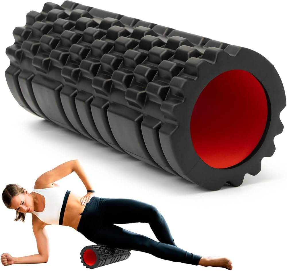 Foam Roller for Deep Tissue Massager, 13" High Density Exercise Patented Roller for Muscle Massag... | Amazon (US)