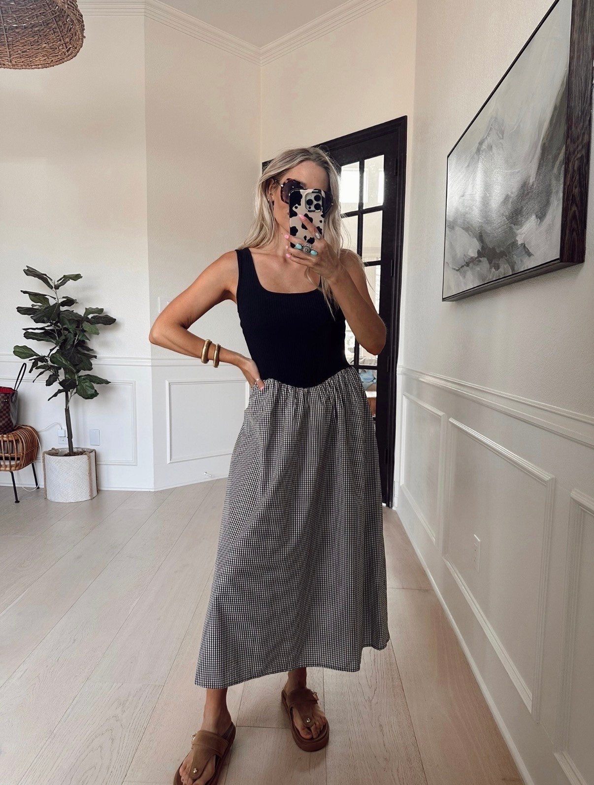 🤍 Here's the stunning dress from Target in black & gingham.

Perfect for date night, summer vibes, beach or resort wear

#ad @Target

Wearing size s / my tts

#LTKdayinmylife
#LTKgrwm #LTKootd