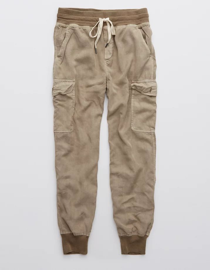 Aerie Twill Cargo Jogger | American Eagle Outfitters (US & CA)