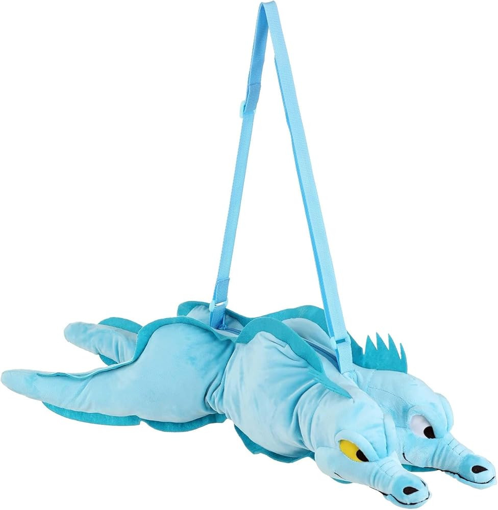 Disney Flotsam & Jetsam Little Mermaid Companion Bag - Adjustable Strap with Zipper Pouch, 24-Inc... | Amazon (US)