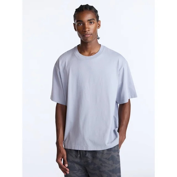 No Boundaries Heavyweight Tee with Short Sleeves, Men's XS-5XL | Walmart (US)
