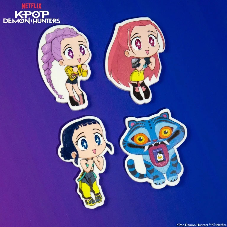 Netflix KPop Demon Hunters Eraser Blind Bag - Chibi Character Collectibles | Walmart (US)