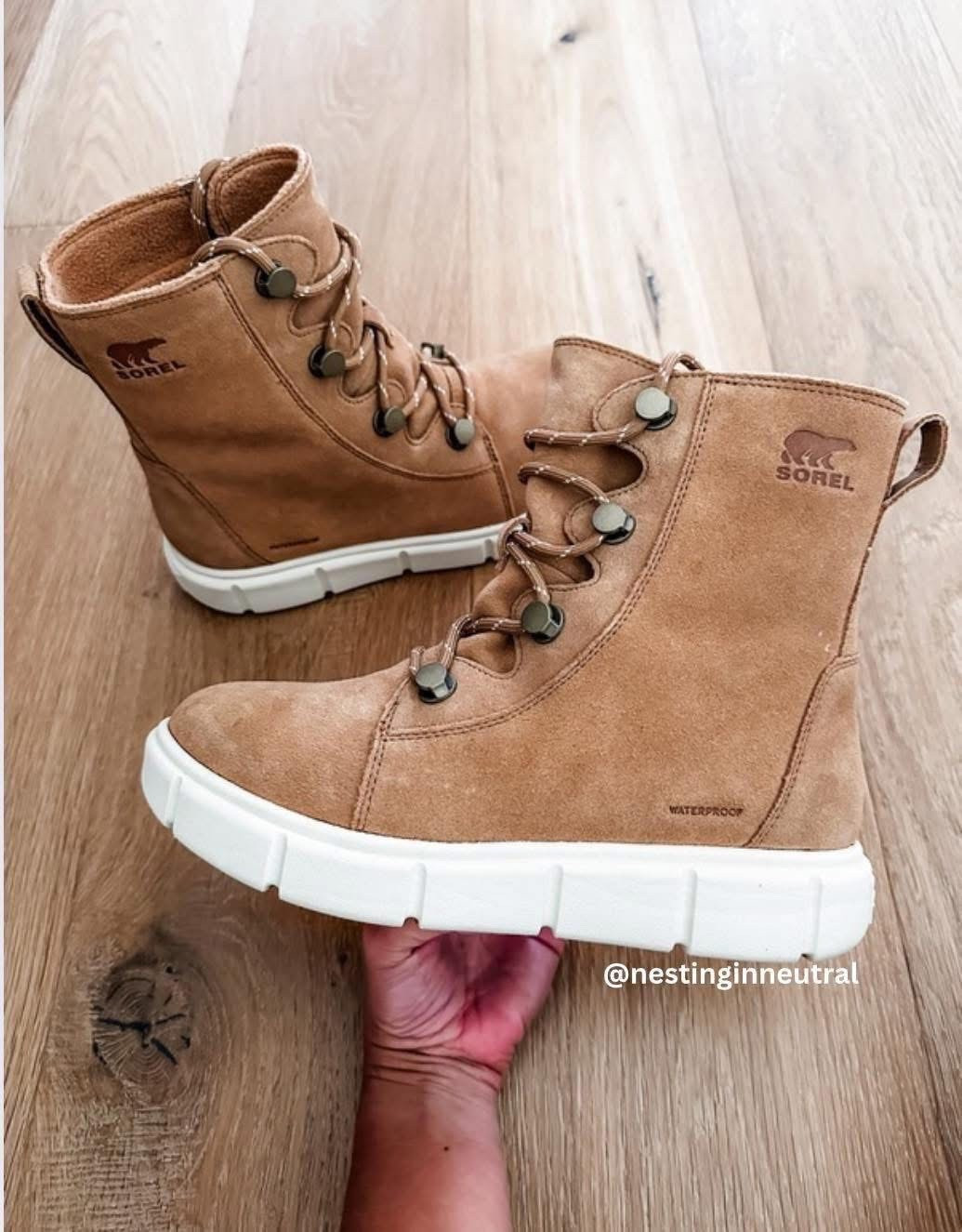 S0REL BOOTS ON S@LE!✨ 😍 These are my goto boots on the winter! Perfect neutral, excellent quality and they go with everything! Run tts 🖤 

Snow, boots, tan, white 

#LTKTravel #LTKSaleAlert #LTKdayinmylife