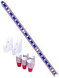 Amazon.com : GoPong Das Shotten Ski - Rustic Wood 4 Person Drinking Ski with 50 Plastic Shot Glas... | Amazon (US)