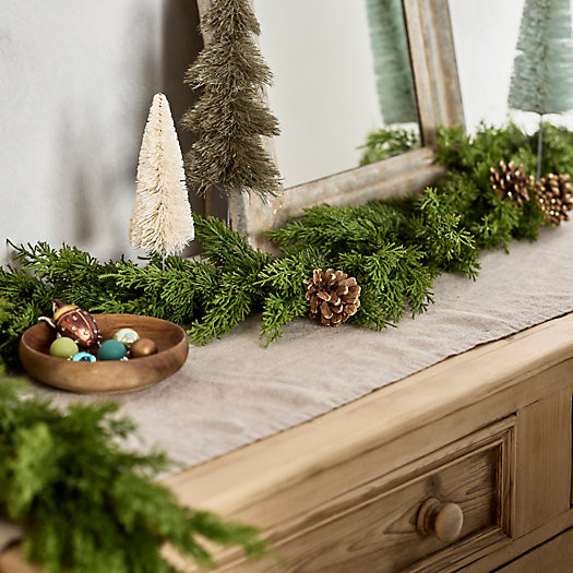 Faux Juniper Garland, Skinny | Terrain