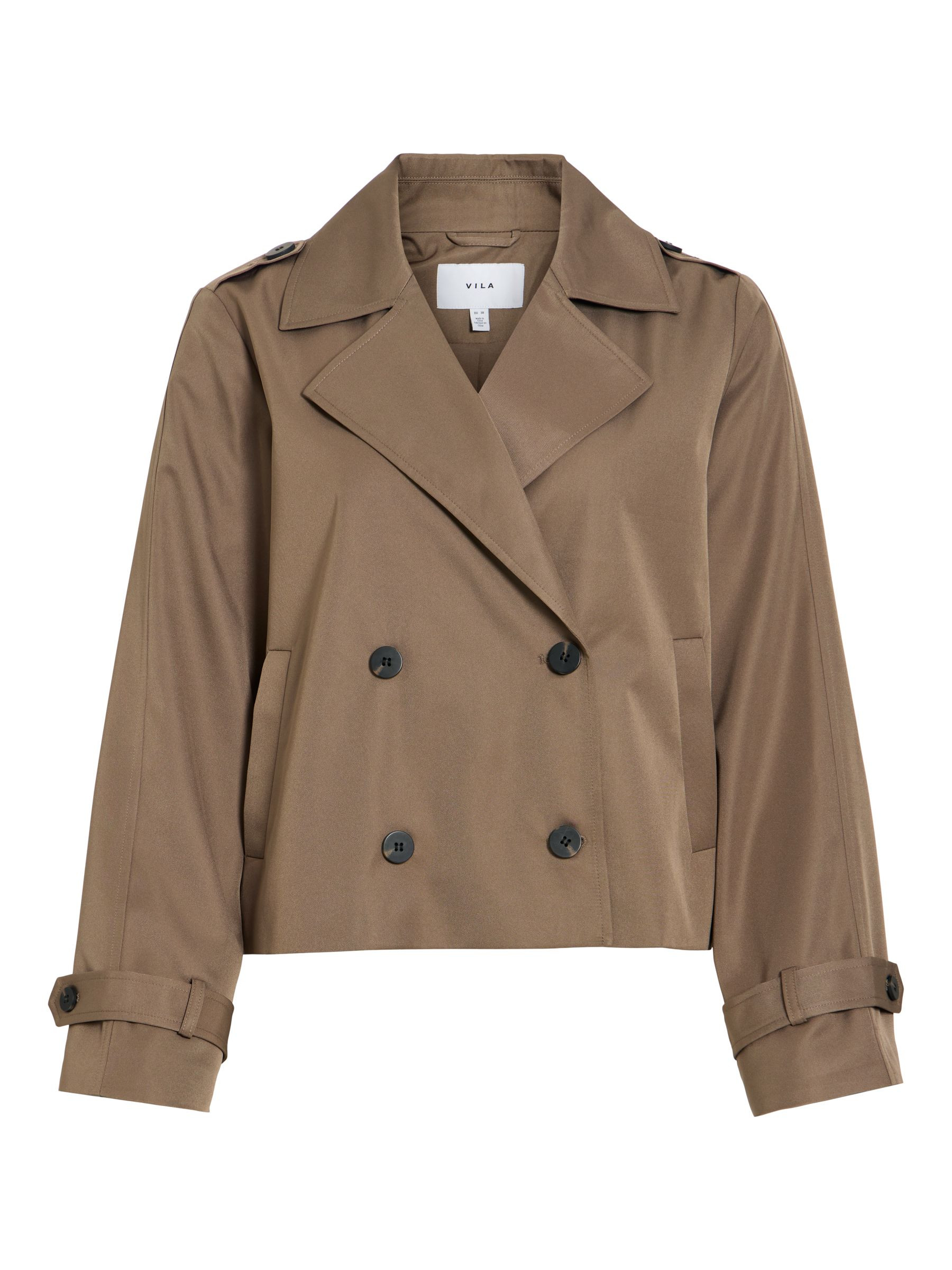 VIADDISON - BOUTONNAGE DOUBLE VESTE | Gris | VILA® | Vila.com